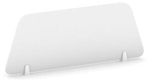Parawan stołowy MIRELLI A+, 800 x 300 mm, biały