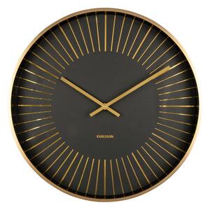 Karlsson 5917BK designerski zegar ścienny 40 cm, czarny