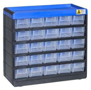 Plastikowy organizer z szufladkami VarioPlus Pro 29/50, 25 szufladek