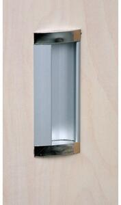 Nadstawka z przesuwnymi drzwiami MIRELLI A+, 800 x 400 x 600 mm, biały/dąb sonoma