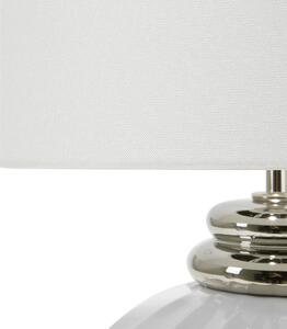 Tradycyjna lampa stołowa nocna ceramiczna biała do sypialni Neris Beliani