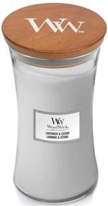 Świeca zapachowa WoodWick Core L - Lavender & Cedar