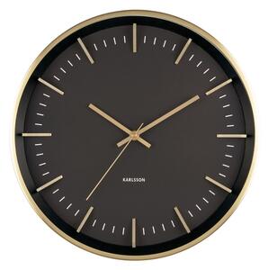 Karlsson 5911GD designerski zegar ścienny 35 cm, złoty