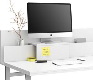 Półka/podstawka pod monitor do biurka LAYERS, biała
