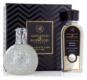 Lampa zapachowa - The Pearl Zestaw z olejkiem Fresh Linen 250ml