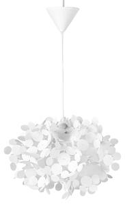 Lampa wisząca biała 120 cm składana kwiat nowoczesne oświetlenie Lamone Beliani