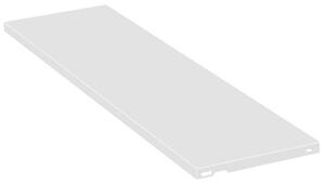 Metalowa półka 800x200 mm, biała, opakowanie 2 szt