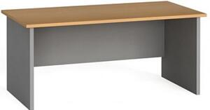 Stół biurowy PRIMO FLEXI, prosty 1800 x 800 mm, szary / buk