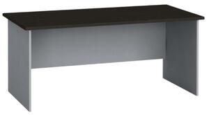 Stół biurowy PRIMO FLEXI, prosty 1600 x 800 mm, szary / wenge