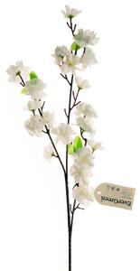 Sztuczna Sakura, 3 pędy, wys. 66 cm, biały