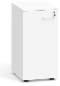 Szafa biurowa z drzwiami PRIMO, 740 x 400 x 420 mm, biały