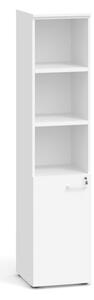 Szafa biurowa PRIMO, drzwi na 2 półki, 1781 x 400 x 420 mm, biały