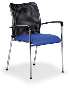 Krzesło konferencyjne JOHN MINELLI, niebieski