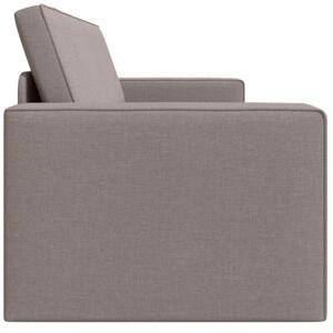 Sofa bed ciemnoszary 245 x 78 x 77 cm tkanina
