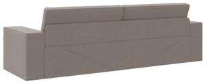 Sofa bed ciemnoszary 245 x 78 x 77 cm tkanina