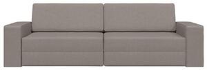 Sofa bed ciemnoszary 245 x 78 x 77 cm tkanina
