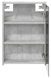 Szafka z lustrem do łazienki betonowy szary 43 x 16 x 62.5 cm