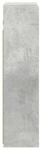 Szafka z lustrem do łazienki betonowy szary 43 x 16 x 62.5 cm