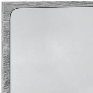 Lustro Åazienkowe z LED, szary dÄ b sonoma, 60x8,5x38 cm