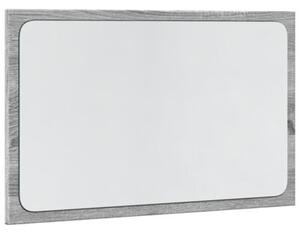 Lustro Åazienkowe z LED, szary dÄ b sonoma, 60x8,5x38 cm
