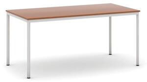 Stół do jadalni i stołówki, 1600 x 800 mm, jasnoszara konstrukcja, czereśnia