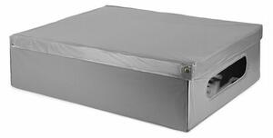 Compactor Składane pudełko kartonowe do przechowywania z PVC 58 x 48 x 16 cm, szary