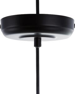 Industrialna lampa wisząca abażur klatka czarna metalowa Magra Beliani