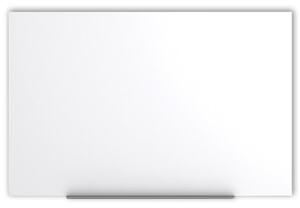 Bezramowa biała tablica do pisania, magnetyczna, 1150 x 750 mm
