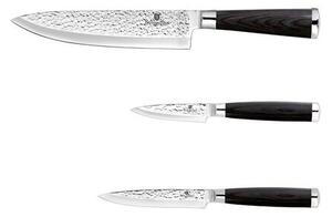 Berlinger Haus 3-częściowy zestaw noży ze stali nierdzewnej Primal Gloss Collection