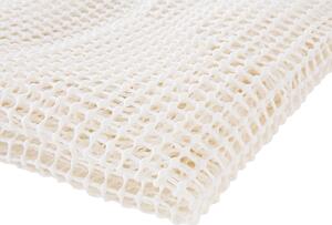 Mata anytpoślizgowa pod dywan materiał syntetyczny BALAD, 110x140 cm biała Beliani