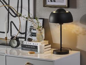 Nowoczesna lampa stołowa biurkowa metalowa czarna Senette Beliani