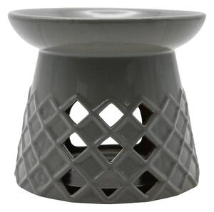 Home Elements Kominek aromatyczny Rombo, szary, wys. 10 cm