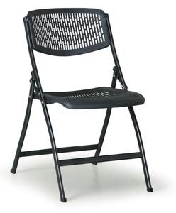 Krzesło składane CLICK, czarne