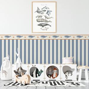 Naklejka Lamperia do pokoju dziecka "Ocean & Whales"