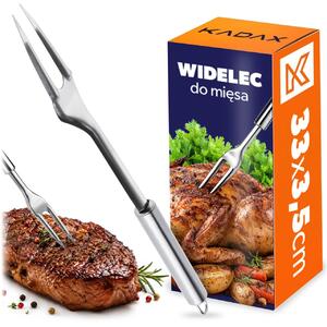 Stalowy widelec kuchenny do mięsa Opio 33 cm