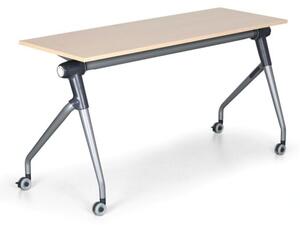 Stół ze składanym blatem TRAINING PLUS, 1450x450 mm, brzoza