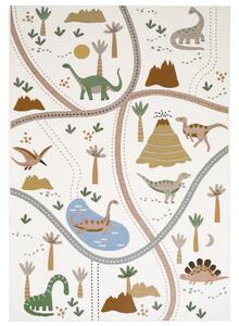 Mata dywanowa do zabawy dla dzieci LITTLE JURASSIC 123x180cm