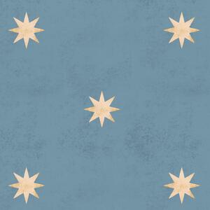 Tapeta do pokoju dla dziecka Classy Stars Blue