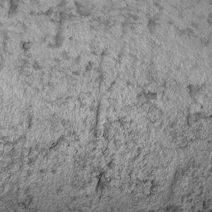 Donica ogrodowa szara okrągła cementowa do domu z otworem 35 x 35 x 50 cm Camia Beliani