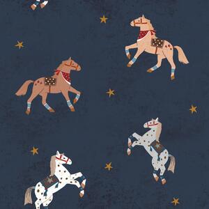 Tapeta do pokoju dla dziecka Spanish horses