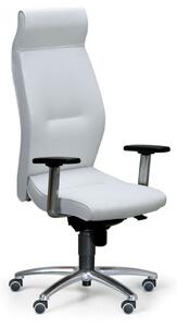 Krzesło biurowe MEGA ekoskóra, białe