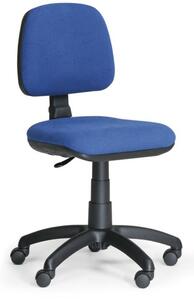 Biurowe krzesło MILANO bez podłokietników - niebieske