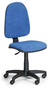 Krzesło biurowe TORINO bez podłokietników, niebieskie