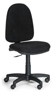 Biurowe krzesło TORINO bez podłokietników - czarne