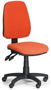 Krzesło biurowe ALEX bez podłokietników - pomaranczowe