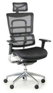 Krzesło biurowe wielofunkcyjne WINSTON SAB, czarne