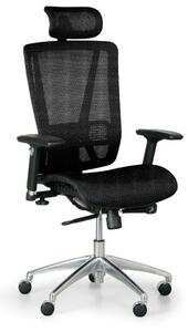 Krzesło biurowe LESTER M, czarny