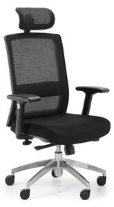 Krzesło biurowe ALTA MF, czarne