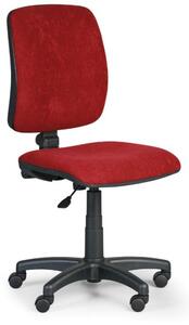 Krzesło biurowe TORINO II bez podłokietników, czerwone