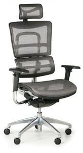 Krzesło biurowe wielofunkcyjne WINSTON SAA, szare